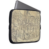 Die Entdeckung der neuen Welt durch Chrisopher Laptopschutzhülle (Vorne Rechts)