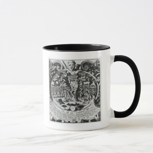 Die Entdeckung des Fluss Mississipi Tasse (Rechts)