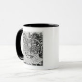 Die Entdeckung des Fluss Mississipi Tasse (Vorderseite Links)