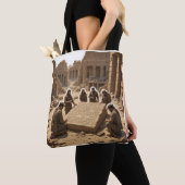 Die Entdeckung des Rosetta-Steins (1799) Tasche (Von Nahem)