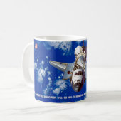 DIE ENTDECKUNG DES US-RAUMS KAFFEETASSE (Vorderseite Links)