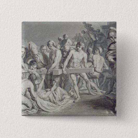 Die Entdeckung des wahren Kreuzes Button (Vorderseite)