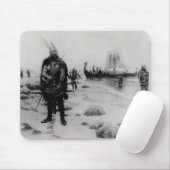 Die Entdeckung von Amerika durch Leif Eriksson Mousepad (Mit Mouse)
