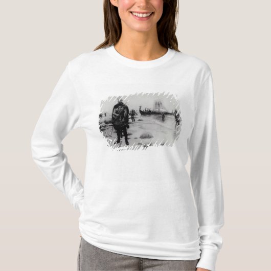 Die Entdeckung von Amerika durch Leif Eriksson T-Shirt (Vorderseite)