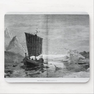 Die Entdeckung von Grönland Mousepad