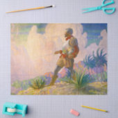 Die Entdeckung von Newell Convers Wyeth Seidenpapier (Basteln)