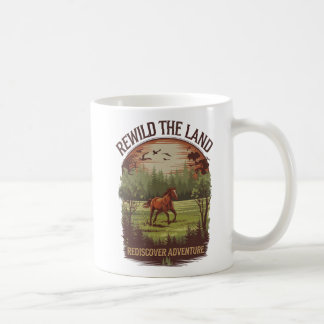 Die Entdeckungsreise durch das Land Entdecken Kaffeetasse