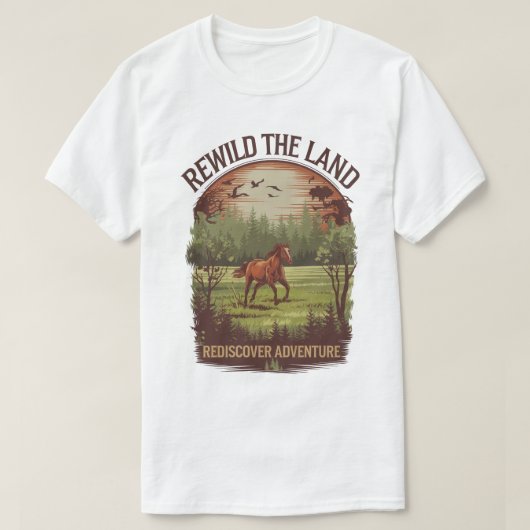 Die Entdeckungsreise durch das Land Entdecken T-Shirt (Design vorne)