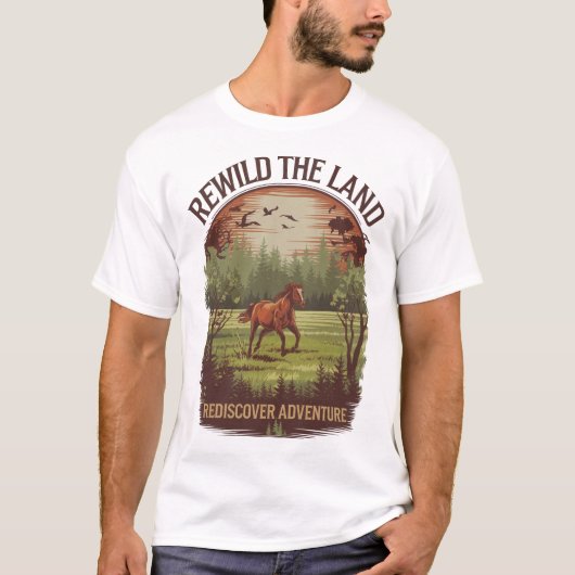 Die Entdeckungsreise durch das Land Entdecken T-Shirt (Vorderseite)
