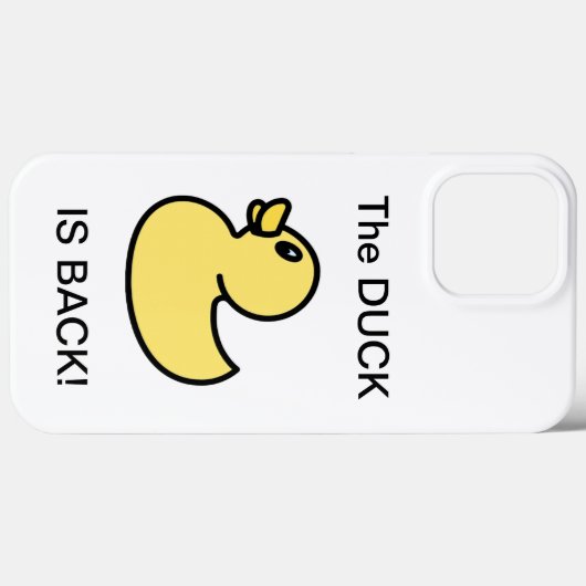 Die Ente ist zurück Case-Mate iPhone Hülle (Rückseite (Horizontal))