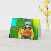 Die Ente O die Iren! Karte (Gelbe Blume)