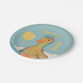 Die Ente Pappteller (Schrägansicht)