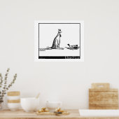 Die Ente und das Känguru Poster (Küche)