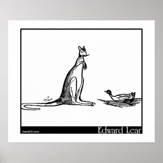 Die Ente und das Känguru Poster (Vorne)