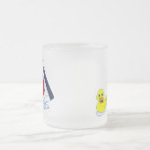 Die Ente und die Haifisch-Tasse Mattglastasse (Mittel)
