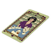 Die Enten in einem Kühlschrank-Magnet mit Row_A_4x Magnet (Linke Seite)