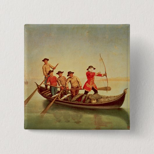 Die Enten-Jagd Button (Vorderseite)