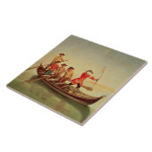 Die Enten-Jagd Fliese (Seite)