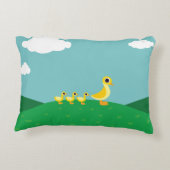 Die Entenfamilie Zierkissen (Rückseite)