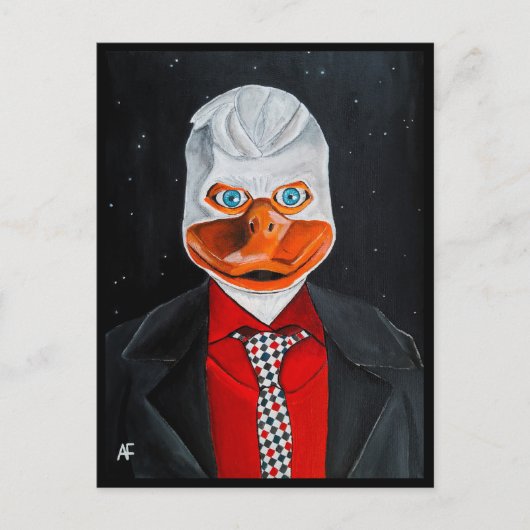 Die Entenmalerei von Alfred Fox Postkarte (Vorderseite)