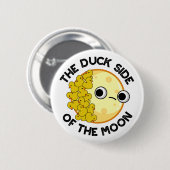 Die Entenseite des Mondes Lustiger Astronomie-Wort Button (Vorne & Hinten)