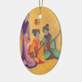 Die Entertainer Keramik Ornament (Links)