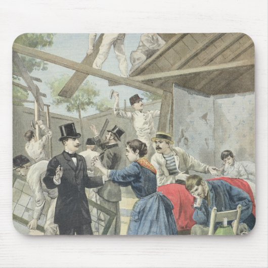Die Entfernung der Armen von den Elendsvierteln Mousepad (Vorne)