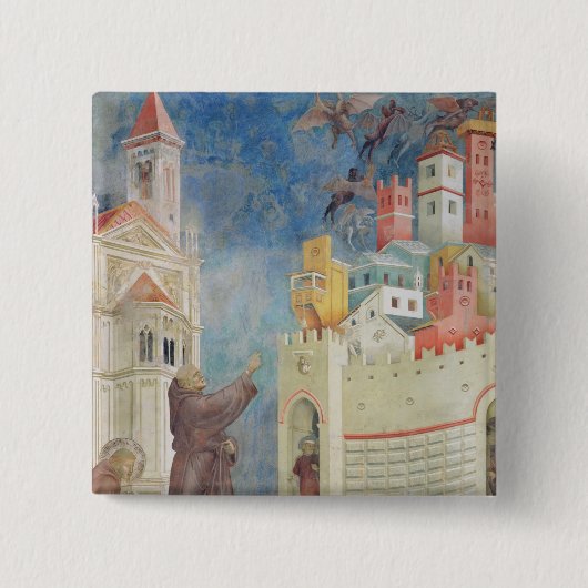 Die Entfernung der Teufel von Arezzo, 1297-99 Button (Vorderseite)