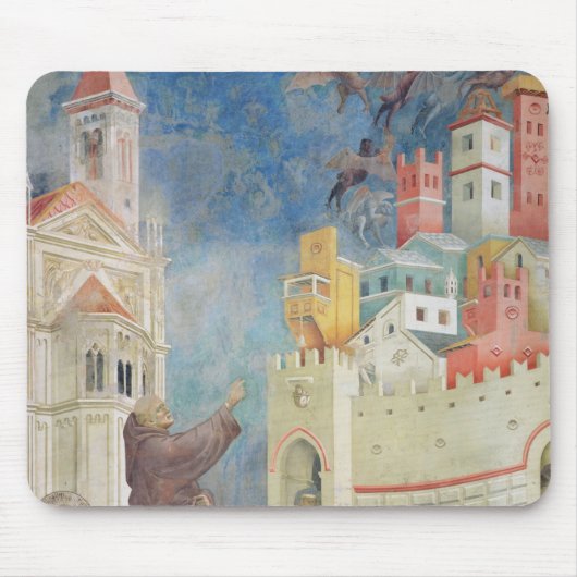 Die Entfernung der Teufel von Arezzo, 1297-99 Mousepad (Vorne)