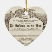 Die Entführung aus dem Serail Oper Amadeus Mozart Keramik Ornament (Vorne)