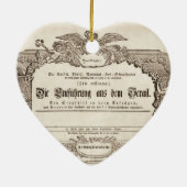 Die Entführung aus dem Serail Oper Amadeus Mozart Keramik Ornament (Hinten)