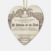 Die Entführung aus dem Serail Oper Amadeus Mozart Keramik Ornament (Links)