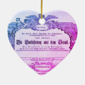 Die Entführung aus dem Serail Oper Amadeus Mozart Keramik Ornament (Hinten)