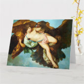 Die Entführung der Ganymede Fine Art Grußkarte Karte (Gelbe Blume)