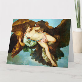 Die Entführung der Ganymede Fine Art Grußkarte Karte