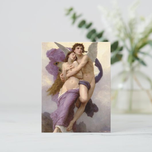 Die Entführung der Psyche durch Bouguereau Postkarte (Stehend Vorderseite)
