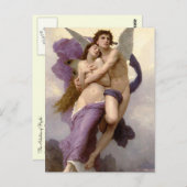 Die Entführung der Psyche durch Bouguereau Postkarte (Vorne/Hinten)