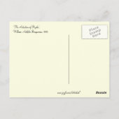 Die Entführung der Psyche durch Bouguereau Postkarte (Rückseite)