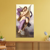 "Die Entführung der Psyche" von Bouguereau Leinwanddruck (Insitu (Wohnzimmer))