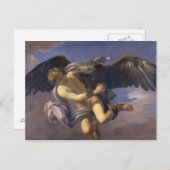 Die Entführung von Ganymede, 1700 (Öl auf Leinwand Postkarte (Vorne/Hinten)