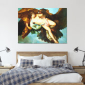 Die Entführung von Ganymede Fine Art Canvas Print Leinwanddruck (Insitu (Schlafzimmer))