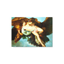Die Entführung von Ganymede Fine Art Canvas Print