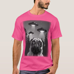 Die Entführungen der französischen Bulldogin-Alien T-Shirt