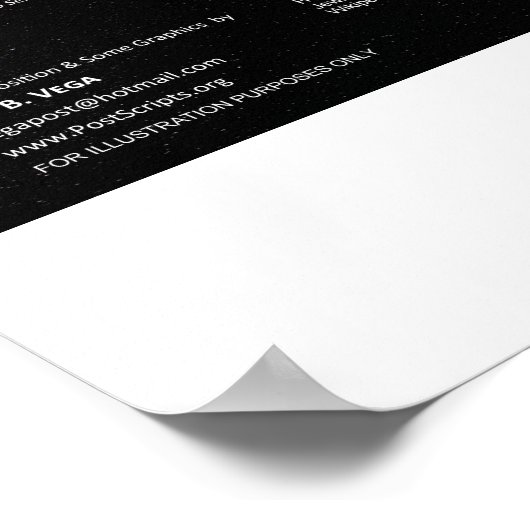 Die Enthüllung Alef-Einsatz Poster (Ecke)