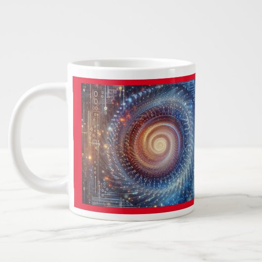 Die Enthüllung des digitalen Reiches Jumbo-Tasse (Links)