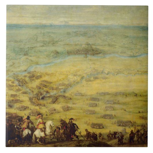 Die Entlastung der Festung von Lerida Fliese (Vorderseite)