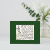 Die entlaufene Postkarte (Stehend Vorderseite)