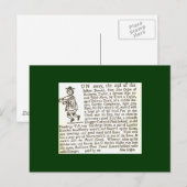 Die entlaufene Postkarte (Vorne/Hinten)