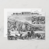 Die Entnahme und Zerstörung von Heidelberg durch Postkarte (Vorne/Hinten)