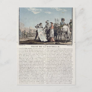 Die Entnahme von La Rochelle von den Protestanten Postkarte